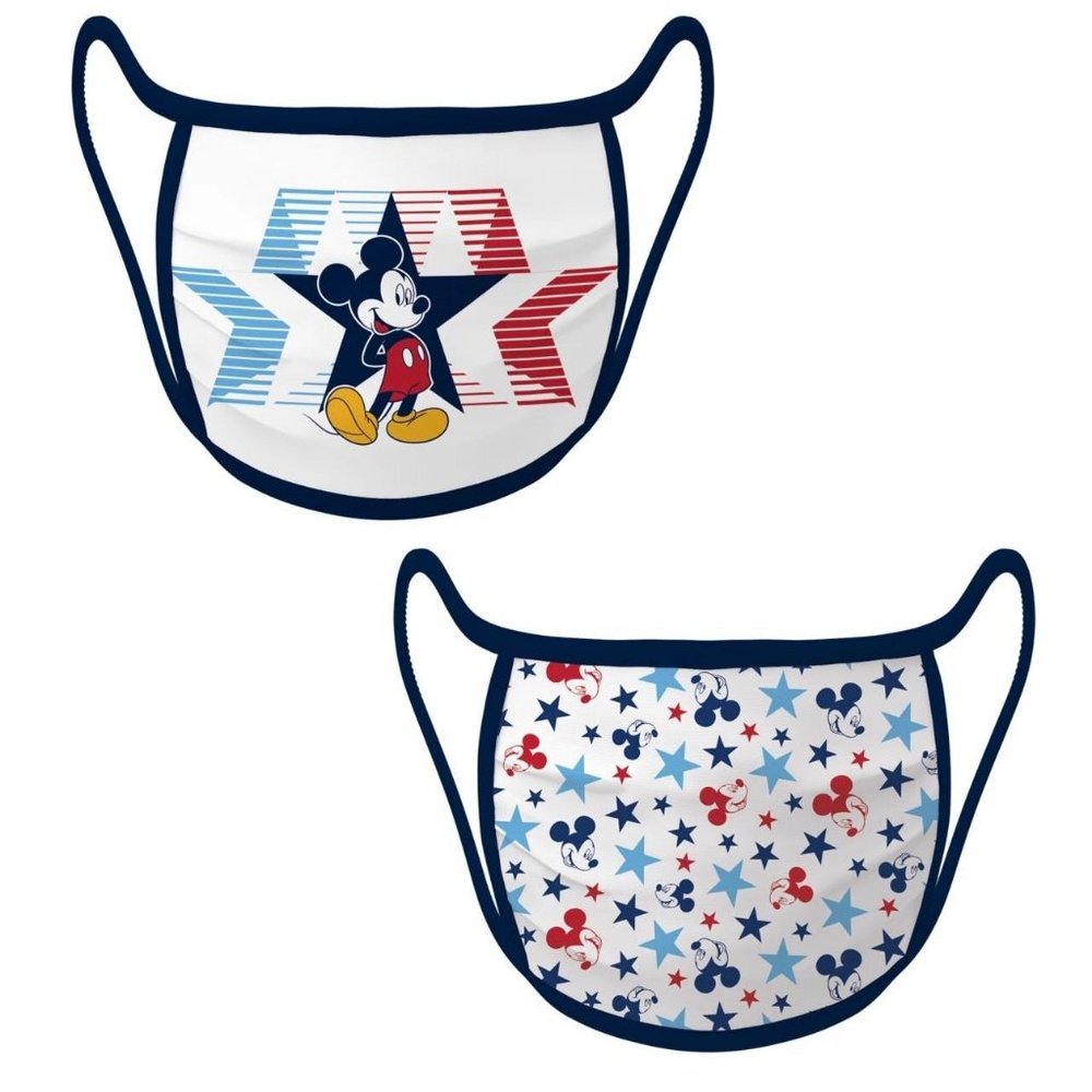Disney Americana Mickey Cloth Mask Set Youth Med